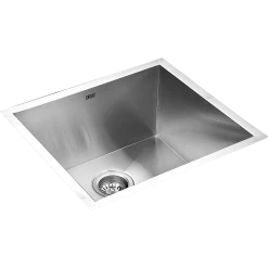 Brienz 510x450mm Stainless Steel Single Bowl Sink With Round Waste DIY & Renovation