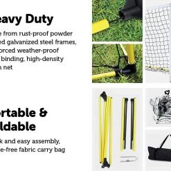 Randy & Travis Machinery Games & Hobbies 8' X 5' Soccer Football Goal Foot Portable Net Quick Set Up