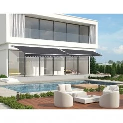 Bariloche 3.0 X 2.5m Outdoor Folding Arm Retractable Sunshade Awning DIY & Renovation