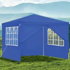 Bariloche 3x3m Gazebo Outdoor Marquee Tent Canopy Blue