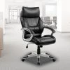 Palermo PU Leather Office Chair Executive Padded Black