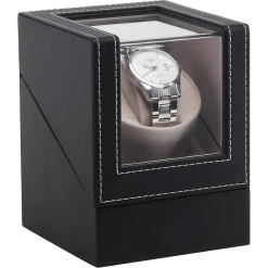 Randy & Travis Machinery Games & Hobbies Automatic Watch Winder Display Box Case Motor Rotation Storage PU Leather