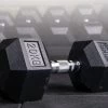 Randy & Travis Machinery Sports & Fitness 20kg Commercial Rubber Hex Dumbbell Gym Weight