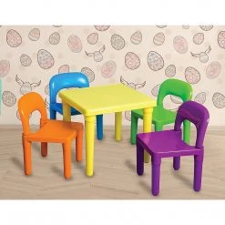 Randy & Travis Machinery Kids Table And Chairs Play Set Toddler Child Toy Activity Furniture In-Outdoor Games & Hobbies