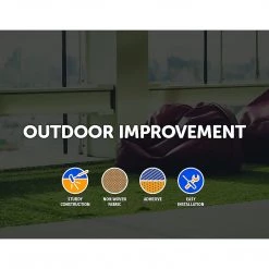 Randy & Travis Machinery 15cm X 10m Self Adhesive Synthetic Turf Artificial Grass Lawn Carpet Joining Tape Glue Peel DIY & Renovation