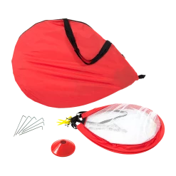 Randy & Travis Machinery Games & Hobbies Portable Kids Soccer Goals Set – 2 Pop Up Soccer Goals, Cones, Goal Carry Bag