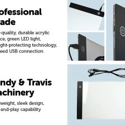 Randy & Travis Machinery Games & Hobbies A4 LED Light Box Tracing Board Art Design Stencil Tattoo Copy Drawing Pad