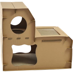 Randy & Travis Machinery Home & Lifestyle Cat Cardboard House Tree Tower Condo Scratcher Pet Post Pad Mat Furniture