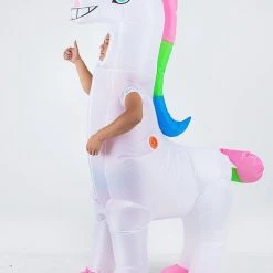 Salvatore Angelotti Games & Hobbies Giant Unicorn Fancy Dress Inflatable Suit -Fan Operated Costume