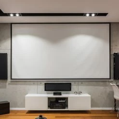 Randy & Travis Machinery Home & Lifestyle 100 Inch 16:9 Manual Pull Down Outdoor Projector Projection Screen Theater Movie