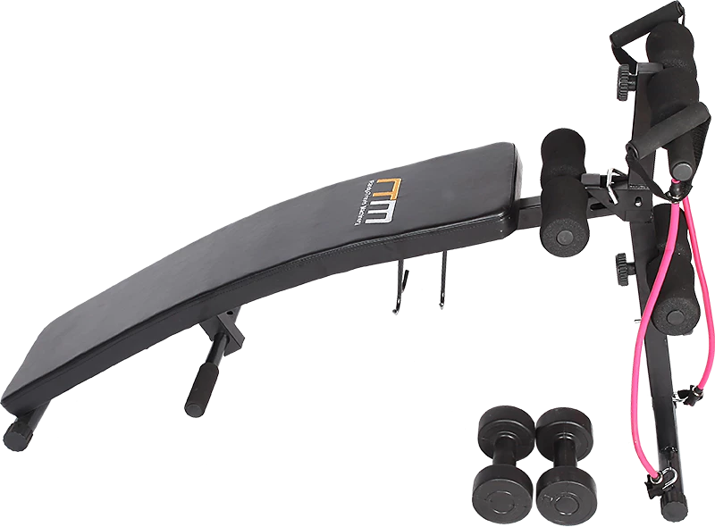 Randy & Travis Machinery Foldable Incline Sit Up Bench