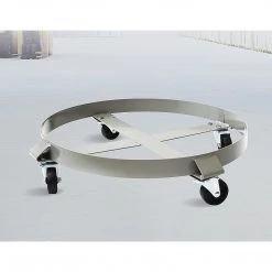 Randy & Travis Machinery Drum Dolly 450kg 55 Gallon W Swivel Casters Heavy Duty Steel Frame Non Tipping DIY & Renovation