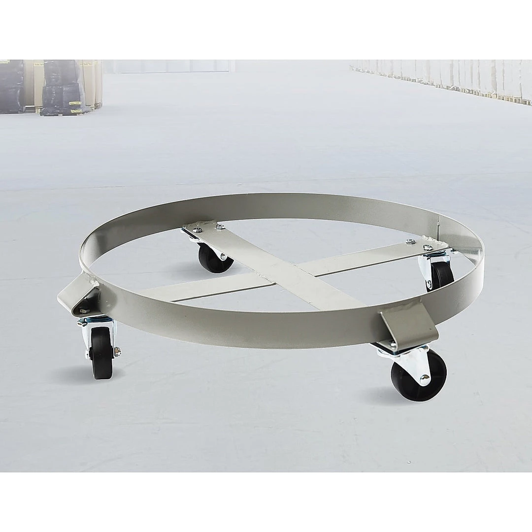Randy & Travis Machinery Drum Dolly 450kg 55 Gallon W Swivel Casters Heavy Duty Steel Frame Non Tipping DIY & Renovation