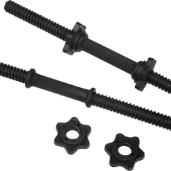 Randy & Travis Machinery 45cm - 1 Pair Dumbbell Bar 25mm Diameter - PVC Coated Dumbell Handle