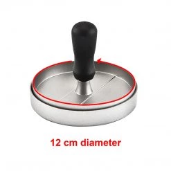 FactoryFast.com.au Home & Lifestyle Large Round Hamburger Patty Maker Grill Press Burger Metal Mold Cooking Tools