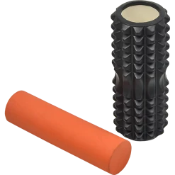 Randy & Travis Machinery 2 IN 1 Physio EVA PVC Foam Yoga Roller Gym Back Training Exercise Massage
