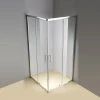 Della Francesca 800 X 1000mm Sliding Door Nano Safety Glass Shower Screen In CHROME DIY & Renovation