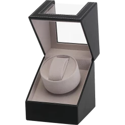 Randy & Travis Machinery Games & Hobbies Automatic Watch Winder Display Box Case Motor Rotation Storage PU Leather