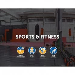 Randy & Travis Machinery Sports & Fitness Heavy Duty Punch Bag Wall Bracket