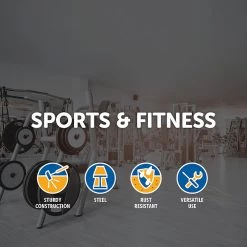 Randy & Travis Machinery Sports & Fitness Curl Bar Barbell Heavy Duty EZ With Spinlock Collars