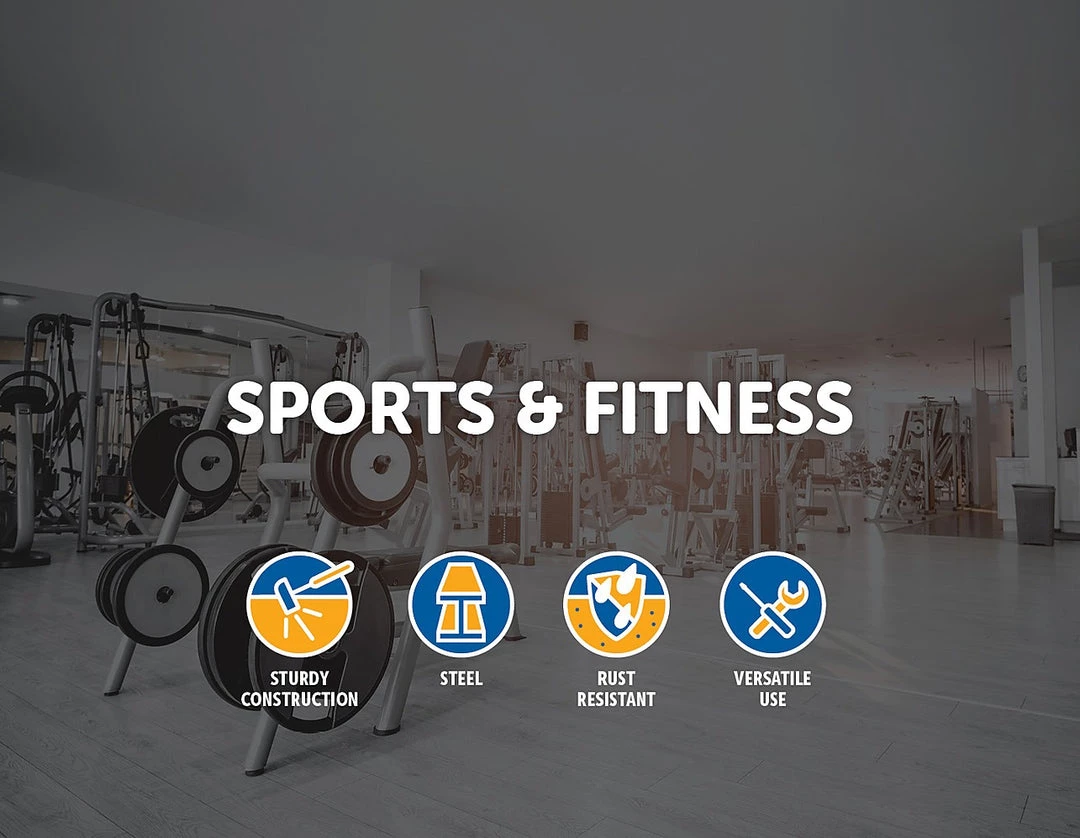 Randy & Travis Machinery Sports & Fitness Chrome Olympic Curl Bar Barbell Heavy Duty EZ With Spring Collars