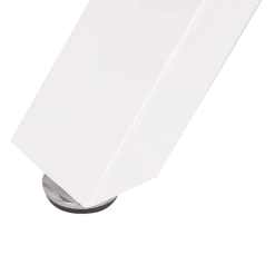 Della Francesca Furniture X-Shaped Table Bench Desk Legs Retro Industrial Design Fully Welded - White