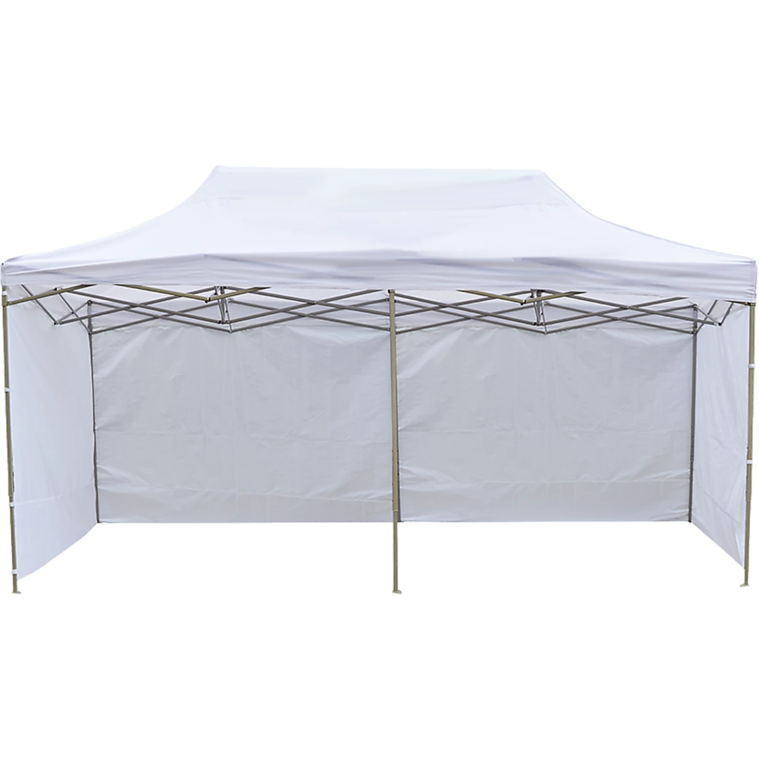Randy & Travis Machinery Outdoor & Leisure 3x6m Popup Gazebo Party Tent Marquee White
