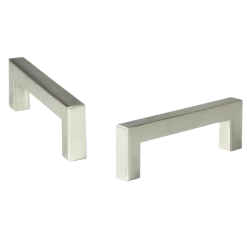 Randy & Travis Machinery Brushed Nickel Stainless Steel Kitchen Cabinet Square Drawer Pull Door Handles 15-Pack DIY & Renovation