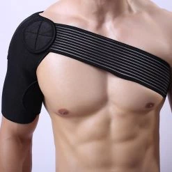 Randy & Travis Machinery Adjustable Shoulder Support Brace Strap Compression Bandage Wrap