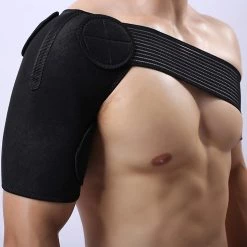 Randy & Travis Machinery Adjustable Shoulder Support Brace Strap Compression Bandage Wrap