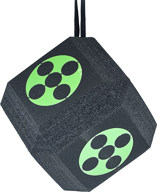 Randy & Travis Machinery Archery 3D Dice Target Cube Reusable 18 Sides 23CM Self Healing XPE Foam Target