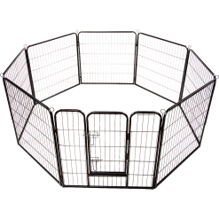 Randy & Travis Machinery Home & Lifestyle 8 Panel Heavy Duty Pet Dog Playpen Puppy Exercise Fence Enclosure Cage