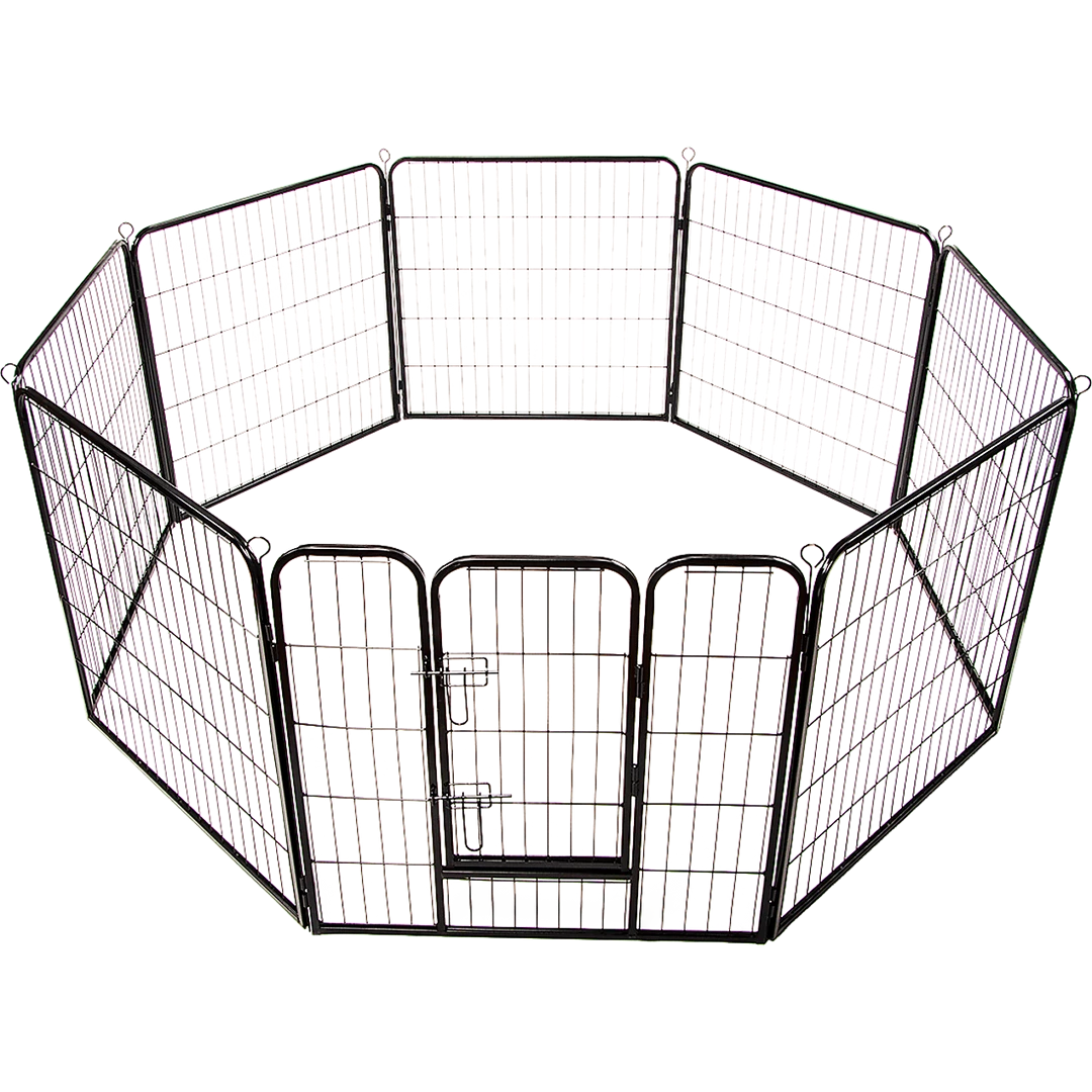 Randy & Travis Machinery Home & Lifestyle 8 Panel Heavy Duty Pet Dog Playpen Puppy Exercise Fence Enclosure Cage