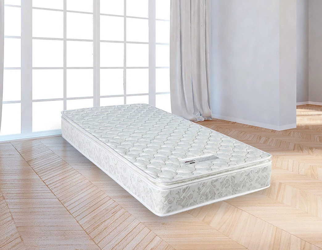 Furniture Palermo Single Luxury Latex Pillow Top Topper Spring Mattress