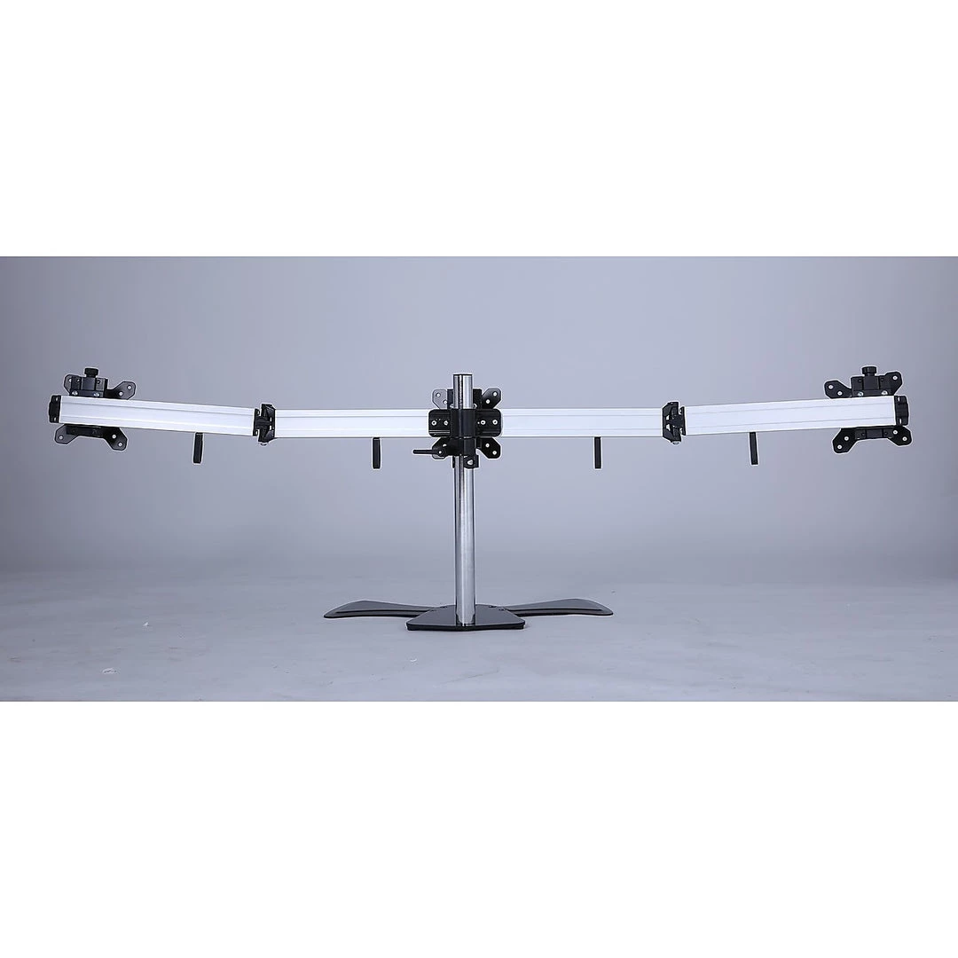 Salvatore Angelotti Furniture Triple/3 Monitor Mount Freestanding Desktop Stand