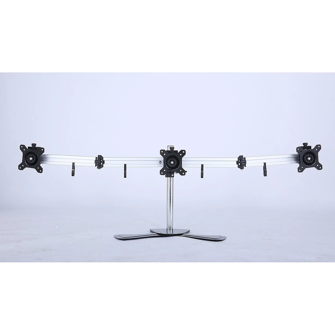 Salvatore Angelotti Furniture Triple/3 Monitor Mount Freestanding Desktop Stand