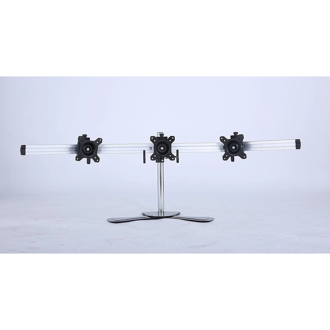 Salvatore Angelotti Furniture Triple/3 Monitor Mount Freestanding Desktop Stand