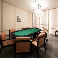 Randy & Travis Machinery Games & Hobbies 185cm 8 Player Folding Poker Blackjack Table With Cup Holder