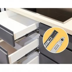 Randy & Travis Machinery DIY & Renovation 10 Pairs Of 500mm Soft Close Full Extension Ball Bearing Drawer Runner