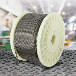 Randy & Travis Machinery 50M 316 Marine Stainless Steel Wire Rope Cable Decking Balustrade Rigging 7x19 4mm