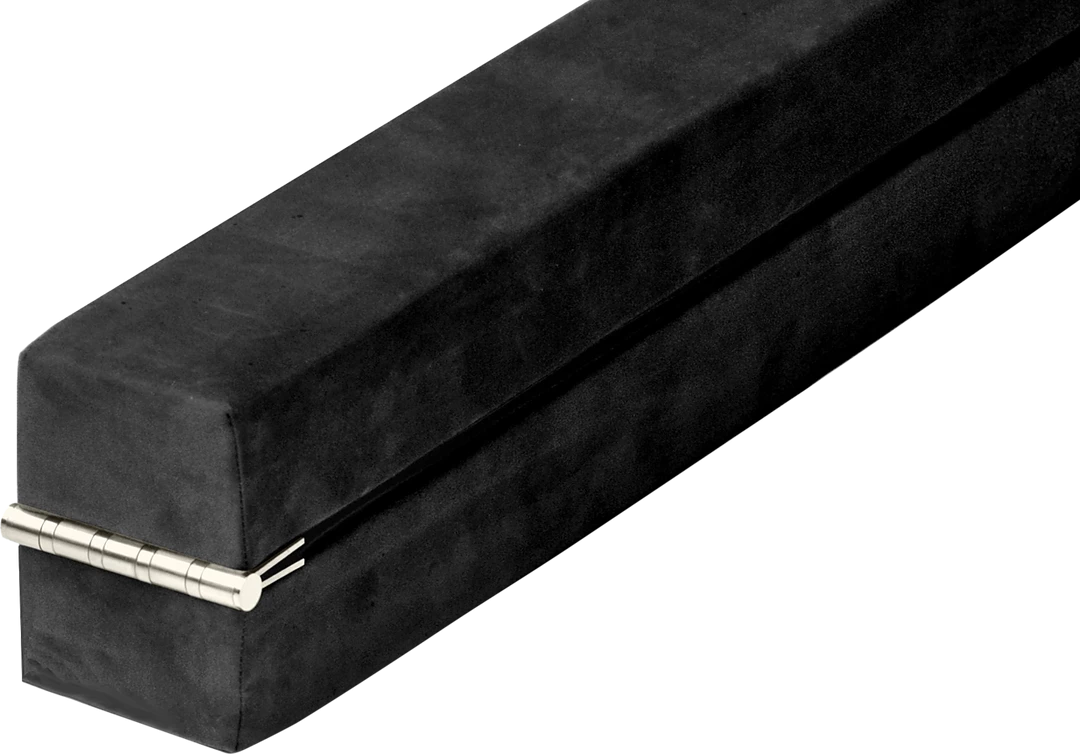 Randy & Travis Machinery 2.2m Gymnastics Folding Balance Beam Black Synthetic Suede Sports & Fitness