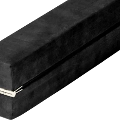 Randy & Travis Machinery 2.45m (8FT) Black Gymnastics Folding Balance Beam In Synthetic Suede