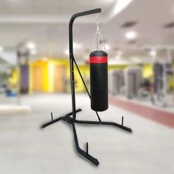 Randy & Travis Machinery Freestanding 37kg Punching Bag Filled Heavy Duty Sports & Fitness