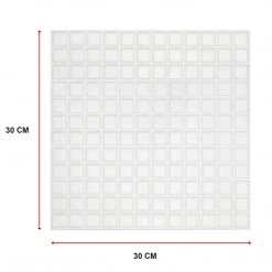 Randy & Travis Machinery Tiles 3D Peel And Stick Wall Tile Stereoscopic Crystal White ({{Size}} X 10 Sheets) DIY & Renovation