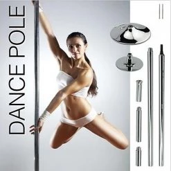 Randy & Travis Machinery Sports & Fitness Portable Dance Spinning Pole Dancing Home Gym Fitness