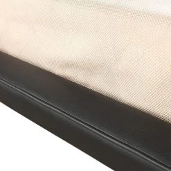 Palermo Furniture King PU Leather Deluxe Bed Frame - Black