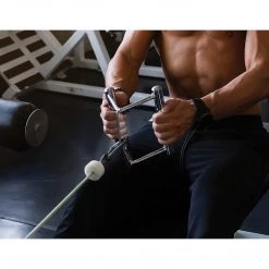 Randy & Travis Machinery Close Grip Seated Row Handle Bar Triangle Cable Attachment Sports & Fitness