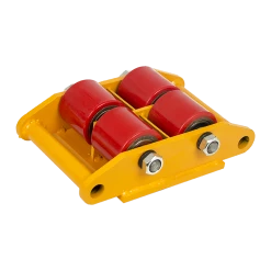 Randy & Travis Machinery 3x3 Heavy Duty Machine Dolly Skate Machinery Roller Mover Cargo Trolley 6T