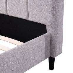 Palermo King Linen Fabric Bed Frame - Beige