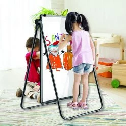 Randy & Travis Machinery Furniture 60 X 90cm Magnetic Whiteboard Double-Sided Writing Dry Erase Adjustable Stand